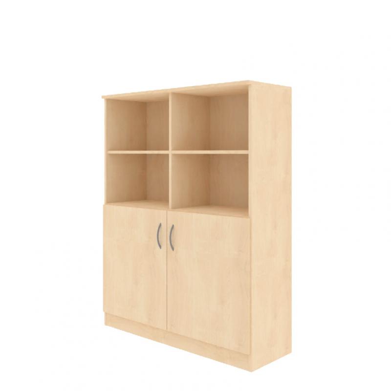 oeco... Bücherschrank, Breite 120 cm, 4 OH - mit Mittelwand